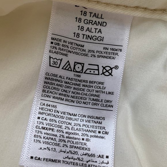 Old Navy Rock Star Super Skinny Ankle Jeans - Size 18 Tall - Picture 9 of 9